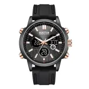 Kenneth Cole Reaction Men's Analog Digital Watch Silicone Strap KRWGP7006002