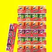 24x 40g Pringles potato chips (Paprika, BBQ, Onion, Hot & Spicy, Original)