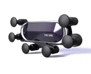 W68 Six-point Gravity Car Holder Mini Invisible Car Phone Holder Air Outlet Bracket for Mobile Phone Navigation