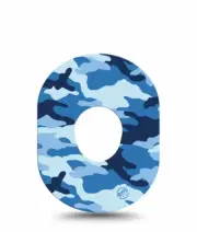 ExpressionMed Dexcom G7 Blue Camo Patch
