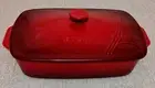 Le Creuset EIFFEL TOWER Signature 3.5Qt Casserole With Lid Cerise RED