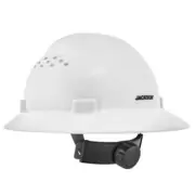 Sellstrom 20820 Jackson Safety Advantage Full Brim Hard Hat, Vented, 4 Pt.