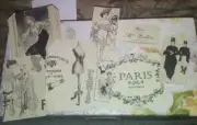 Set Of 7 paris fashion tags Junk Journal Ephemera Scrapbooking