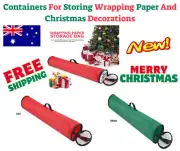 Christmas Wrapping Paper Storage Bag Tidy Gift Wrap Organizer Bag Extra Long AU