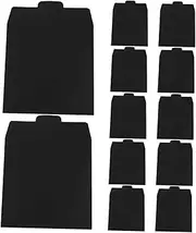 DOITOOL 12pcs Cardboard CD DVD Sleeves Holder Versatile Storage for Discs Wedding Cards Documents Elegant Design Capacity Paper Envelopes for Creative Decoration