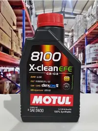 在飛比找樂天市場購物網優惠-『油工廠』MOTUL 8100 X-Clean EFE 5w