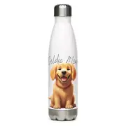 Golden Mom Steel Water Bottle | Dog Lover's Hydration | Pet Parent Gift