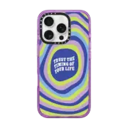 iPhone 16 Pro Impact Case MagSafe Compatible Trust the Timing Phone Case by Quotes by Christie