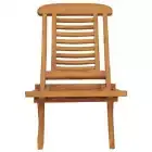 Folding Garden Chair Solid Teak Wood