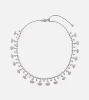 [Kamyen] Kamyen The Eye 18kt white gold choker with enamel and diamonds One Size silver
