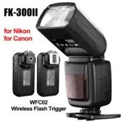 SIDANDE FK-300II Flash Light Wite wireless Camera Speedlite Canon Nikon Sony