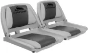 Seamanship Boat Seats, Set of 2 Folding Seat Swivel Chair Floor Chairs Marine...