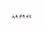 Noch 15540 HO/OO Gauge Seated People (6) Figure Set