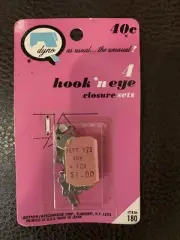 NEW VINTAGE 1950's DYNO HOOK n EYE CLOSURE SETS ITEM #180