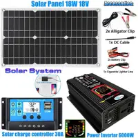 在飛比找蝦皮購物優惠-太陽能發電系統  6000W電源逆變器12V110V/220