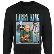 LARRY KING Homage Sweatshirt CrewneckHoodie sweatshirt