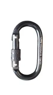 LINQ Steel Oval Screwgate Carabiner