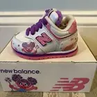 New Balance 574 Abby Cadabby sz 3 TODDLER X SESAME STREET RARE DS WHITE PINK
