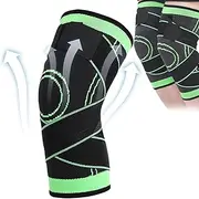 Knee Compression | Compression Knee Brace - Supportive And Protective Sleeve For Men And Women Running Basketball Riding Weightlifting Working Out