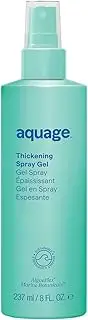Aquage Thickening Spray Gel, For Fine or Thin Hair Types - With Exclusive Ultraflex Polymer Technology and AlgaePlex Sea Botanicals, Adds Body and Vitality, Firm Hold, 8 oz