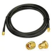 Low Loss RP-SMA Female to RP-SMA Male WiFi Booster Antenna Adapter Cable 3m