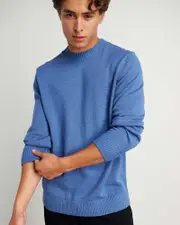 [Jag] Jag Men's Tanner Cotton Crew Knit In Blue Size Xs XS Blue