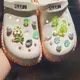 [迷人的裝飾]可愛的蝴蝶結系列（綠色/白色/黃色/粉色）Crocs Jibbitz首飾配件材料洞洞鞋配飾花園鞋花可愛鞋釦