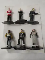 Vintage 1994 Star Trek Generations 6 Figure Set By Applause Paramount Pictures
