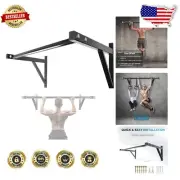Heavy-Duty Wall Mounted Pull Up Bar - 500lb Capacity for Ultimate Home Workouts