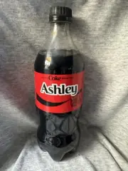 Share a Coke with Ashley 2025 Personalized Gift Coca Cola Bottle 20oz Zero