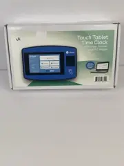 uAttend Biometric Fingerprint Touch Tablet Time Clock System Blue Black NX2500
