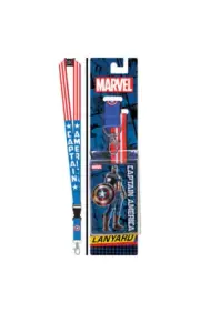 ATA Boy Marvel Captain America Lanyard Badge Holder