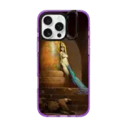 iPhone 16 Pro Max Impact Ring Stand Case MagSafe Compatible Egyptian Queen by Frazetta Girls
