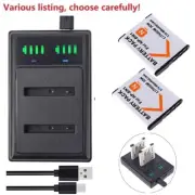 NP-BN1 BN1 Battery or LCD charger for Sony Cyber-shot DSC-QX10 DSC-QX100 Camera