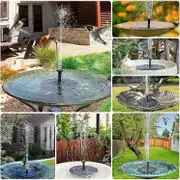 3.5W Outdoor Solar Fountain, Battery-Operated Floating Pond Pump Suitable for Various Outdoor Spaces