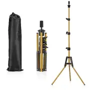 Reinforced Mannequin Head Stand, Wig Stand Tripod, Adjustable Floor Holder, M...