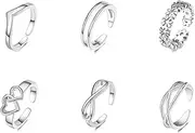 [Generic] Toe Rings for Women Gold Toe Ring Gold Toe Rings for Women Silver Toe Ring Stainless Steel