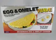 Egg & Omelet Wave Microwave Cooker NEW in Box Makes Perfect Eggs & Omelets Emson