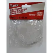 Darice Plastic Canvas Circle 3 Inches Clear 10 Pc. Crafts Arts Needlepoint