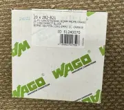 Box of 20 WAGO 282‑821 2‑Conductor Disconnect Terminal Blocks