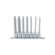 SP Tools 7Pcs 3/8" Drive Deep Socket Rail Set - Long Spline Bits Cr-V Steel