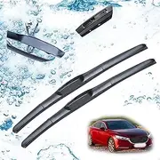 Front Windscreen Wiper Blade Brushe Cutter U Type J Hook Car Accessories,For Mazda 6 GG1 2002 2003 2004 2005 2006 2007