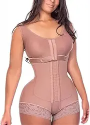 Full Back Coverage High Compression Garment with Bra Post Op Surgery Supplies