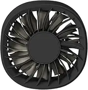 Small Car Fan - Car Vent Clip Fan | | Portable Fan For Car | 3 Adjustable Wind Speeds | Electric Hot Weather Cooling Device With LED Lights For Vehicles