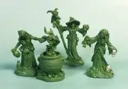 Reaper Dark Heaven Legends 04030 WITCH COVEN (3) AND CAULDRON