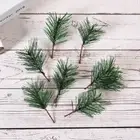 20pcs Handcraft Artificial Pine Branches Fake Pine DIY Christmas Gift Box Decor