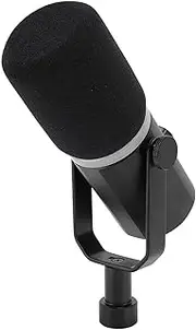 Dynamic Microphone, XLR USB Podcast Recording PC Microphone, Gaming Streaming Mic with RGB Light, Mute Buttons, Headphones Jack, Metal Mic for Recording Studio