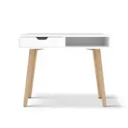 NNEDSZ Office Computer Desk Study Table Storage Drawers Student Laptop White
