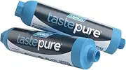 Camco 40045 TastePURE Inline RV Water Filter, Greatly Reduces Bad Taste, Odors, Chlorine and Sediment in Drinking Water (2 Pack)
