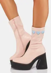 [Koi Footwear] Dolly Cloud Sweetheart Heeled Platform Boots